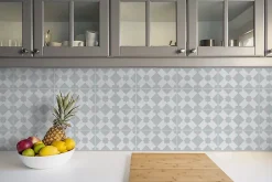 Carreaux vinyle 30x30 cm Patchwork géométrique 9 pcs-Tulup Sale