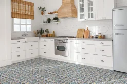 Carreaux vinyle 30x30 cm Patchwork arabe 9 pcs-Tulup Best