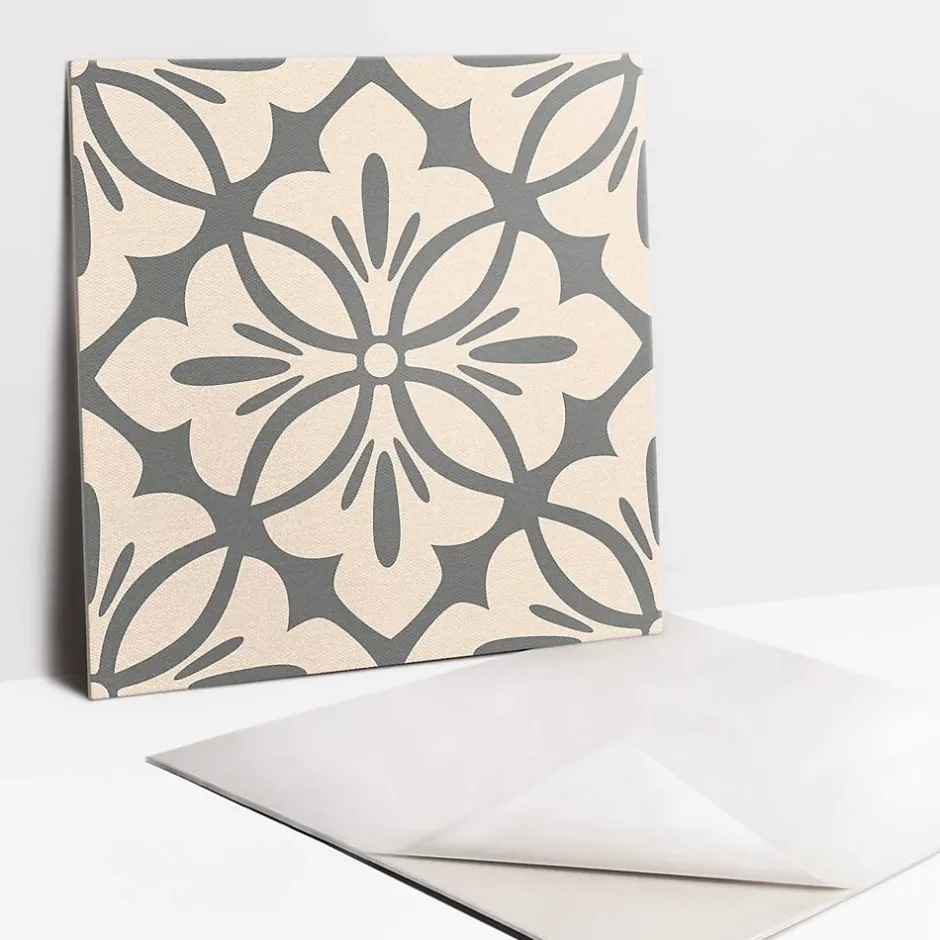 Tulup Carreaux vinyle 30x30 cm Formes décoratives 9 pcs