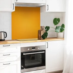 Tulup Carreaux vinyle 30x30 cm Couleur orange 9 pcs