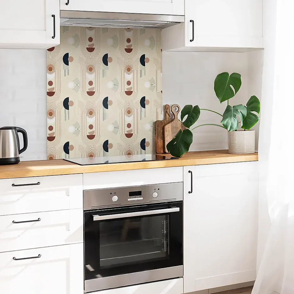 Carreaux vinyle 30x30 cm Formes géométriques bohèmes 9 pcs-Tulup