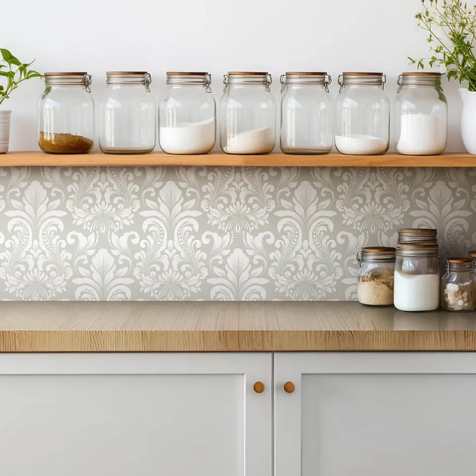 Carreaux vinyle 30x30 cm Ornement décoratif 9 pcs-Tulup Discount