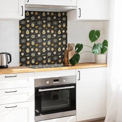 Tulup Carreaux vinyle 30x30 cm Motif abstrait 9 pcs