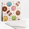 Carreaux vinyle 30x30 cm Beignets et café de dessins animés 9 pcs-Tulup