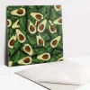 Carreaux vinyle 30x30 cm avocat vert 9 pcs-Tulup Hot