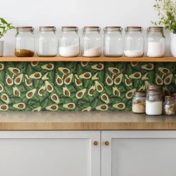 Carreaux vinyle 30x30 cm avocat vert 9 pcs-Tulup Hot