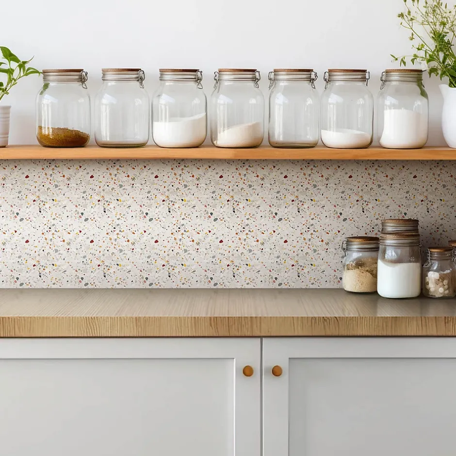 Tulup Carreaux vinyle 30x30 cm Grès décoratif 9 pcs