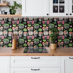 Carreaux vinyle 30x30 cm Sushis de conte de fées 9 pcs-Tulup Clearance