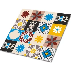 Carreaux vinyle 30x30 cm Mosaïque orientale 9 pcs-Tulup
