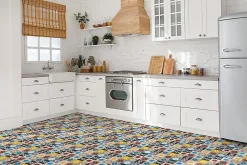 Carreaux vinyle 30x30 cm Mosaïque orientale 9 pcs-Tulup