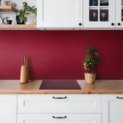 Tulup Carreaux vinyle 30x30 cm Couleur bordeaux 9 pcs