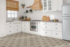 Carreaux vinyle 30x30 cm Motif géométrique 9 pcs-Tulup Outlet