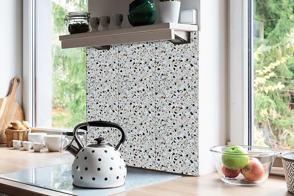 Tulup Carreaux vinyle 30x30 cm Sol italien classique 9 pcs