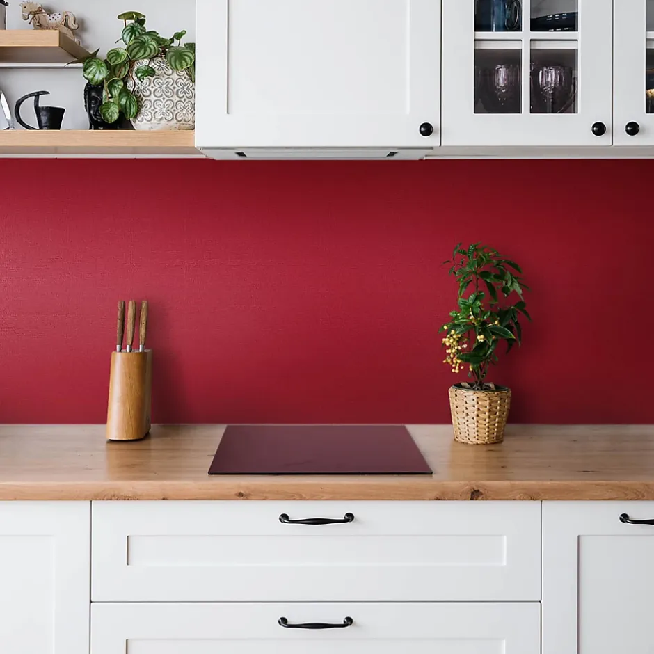 Carreaux vinyle 30x30 cm Couleur rouge 9 pcs-Tulup Sale