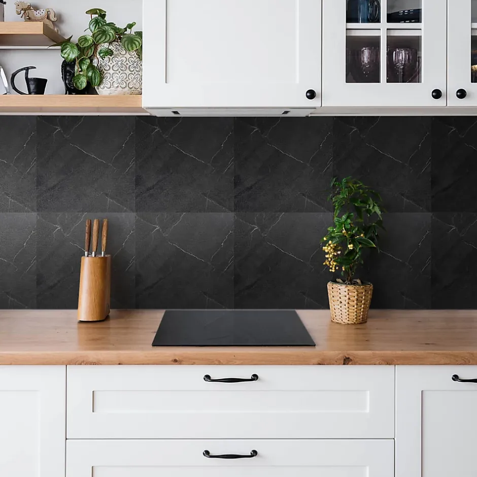 Carreaux vinyle 30x30 cm Marbre classique 9 pcs-Tulup Discount