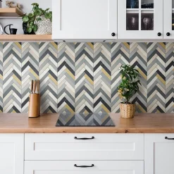 Tulup Carreaux vinyle 30x30 cm Composition du parquet 9 pcs