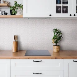 Tulup Carreaux vinyle 30x30 cm brindilles délicates 9 pcs