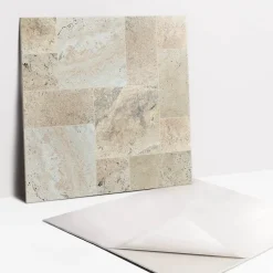 Tulup Carreaux vinyle 30x30 cm Sol en pierre 9 pcs