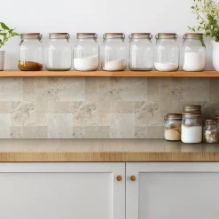 Tulup Carreaux vinyle 30x30 cm Sol en pierre 9 pcs