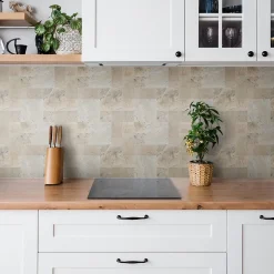 Tulup Carreaux vinyle 30x30 cm Sol en pierre 9 pcs