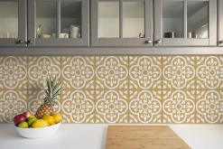 Carreaux vinyle 30x30 cm Décoration royale 9 pcs-Tulup