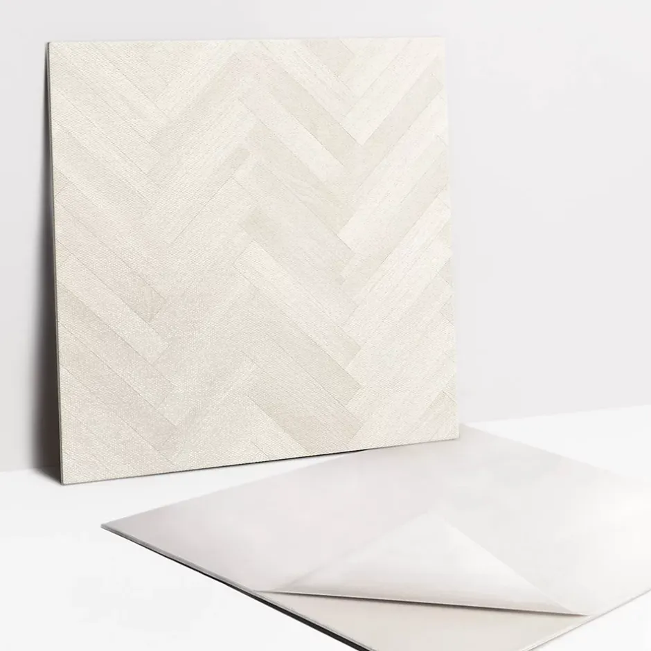 Tulup Carreaux vinyle 30x30 cm Parquet clair et délicat 9 pcs