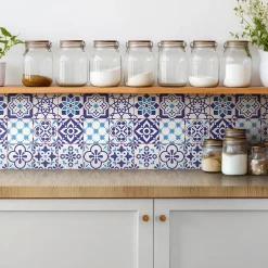 Tulup Carreaux vinyle 30x30 cm Carreaux décoratifs 9 pcs