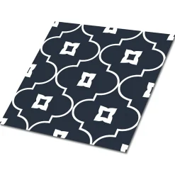 Tulup Carreaux vinyle 30x30 cm Motif arabe oriental 9 pcs