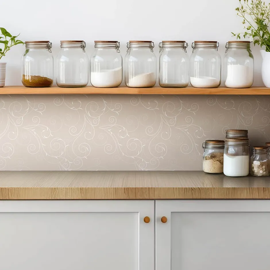 Carreaux vinyle 30x30 cm Vignes délicates 9 pcs-Tulup Outlet