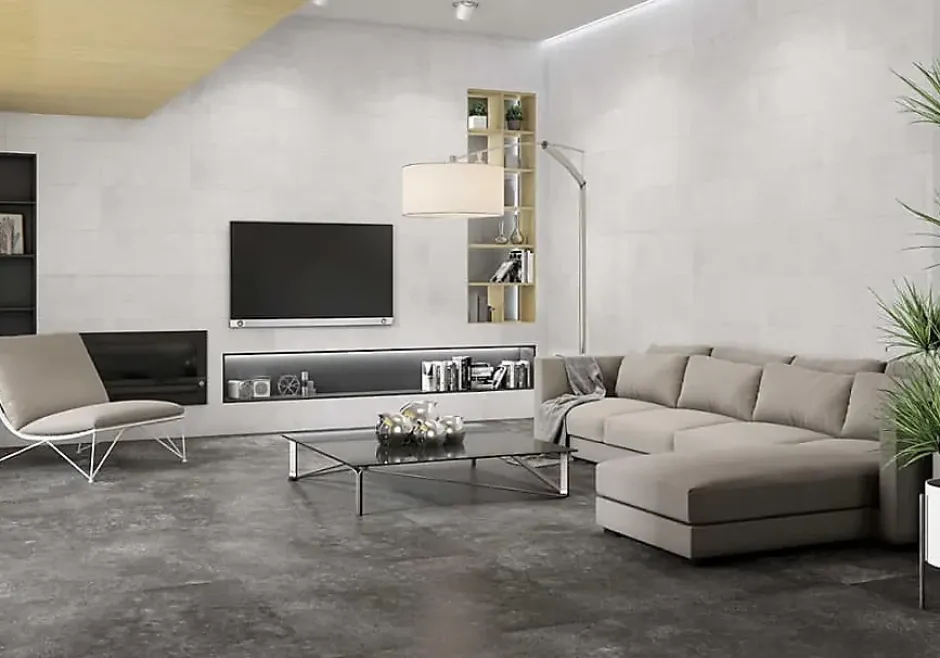 Vitacer Carrelage Advance Blanc - Mat 100 x 100cm ( vendu par boite de 1,98 m² )