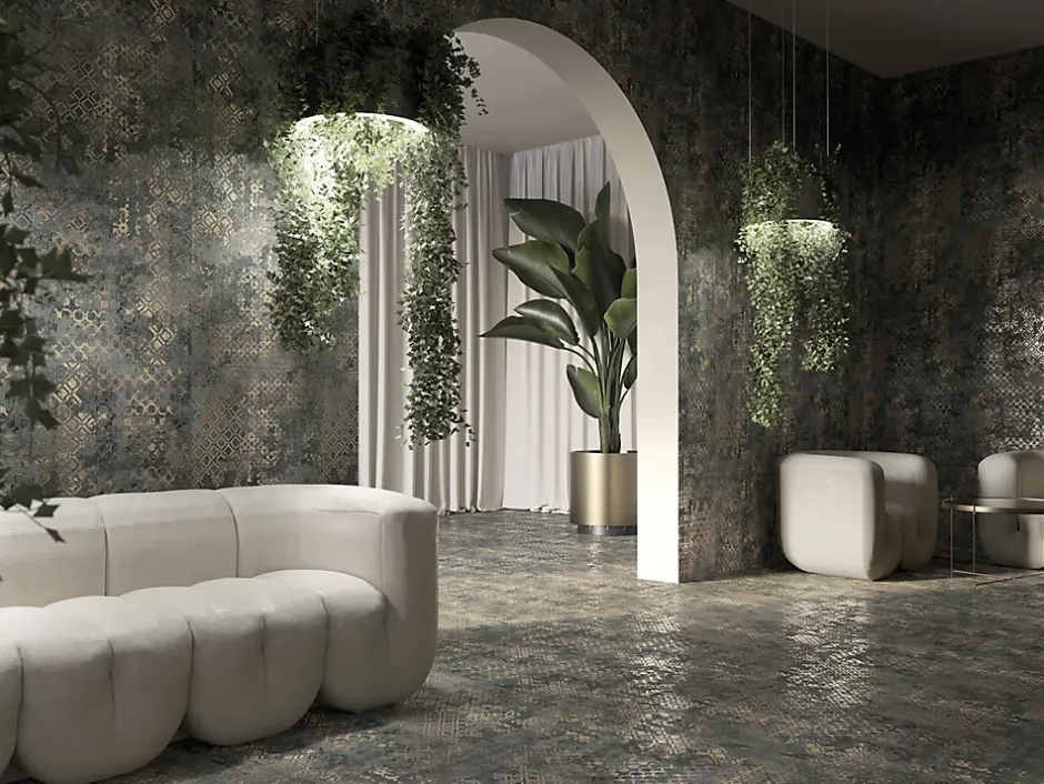 Mariner Carrelage Affreschi Caravaggio - brillant 120 x 60cm ( vendu par boite de 1,44 m² )