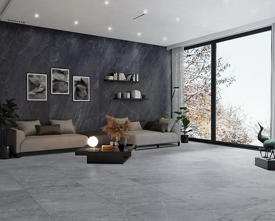 Carrelage Agathos Blanc - Mat 60 x 60cm ( vendu par boite de 1,44 m² )-Energie Ker Sale