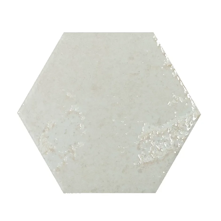 Carrelage Alma Blanc - brillant 15 x 13cm ( vendu par boite de 0,31 m² )-Bestile
