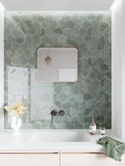 Carrelage Alma Gris - brillant 30 x 10cm ( vendu par boite de 1,14 m² )-Bestile Online