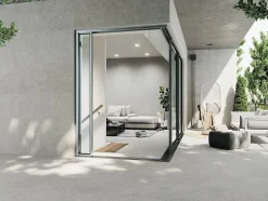 Tinker Carrelage Aspect béton Bruch gris foncé antiderapant R-11 60x60 cm