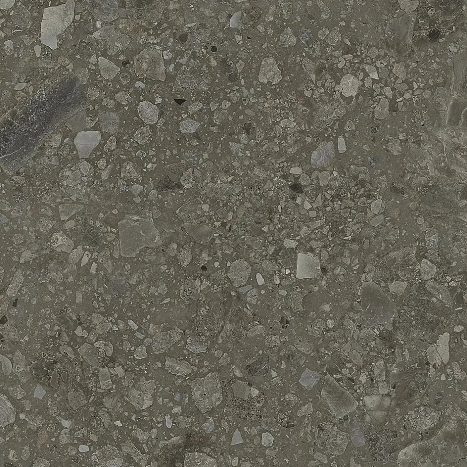 Carrelage Aspect terrazzo Berma noir rectifié 60x60 cm-Tinker Clearance