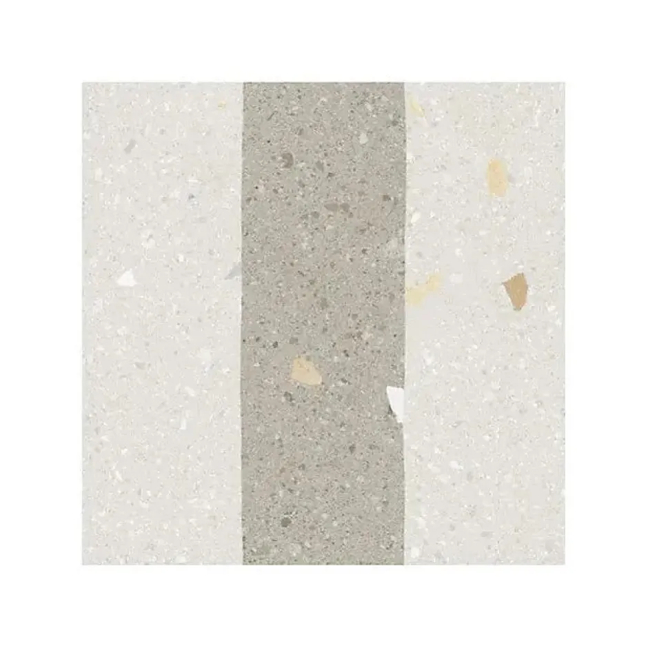 Carrelage Aspect terrazzo Aroma gris 20x20 cm-Tinker