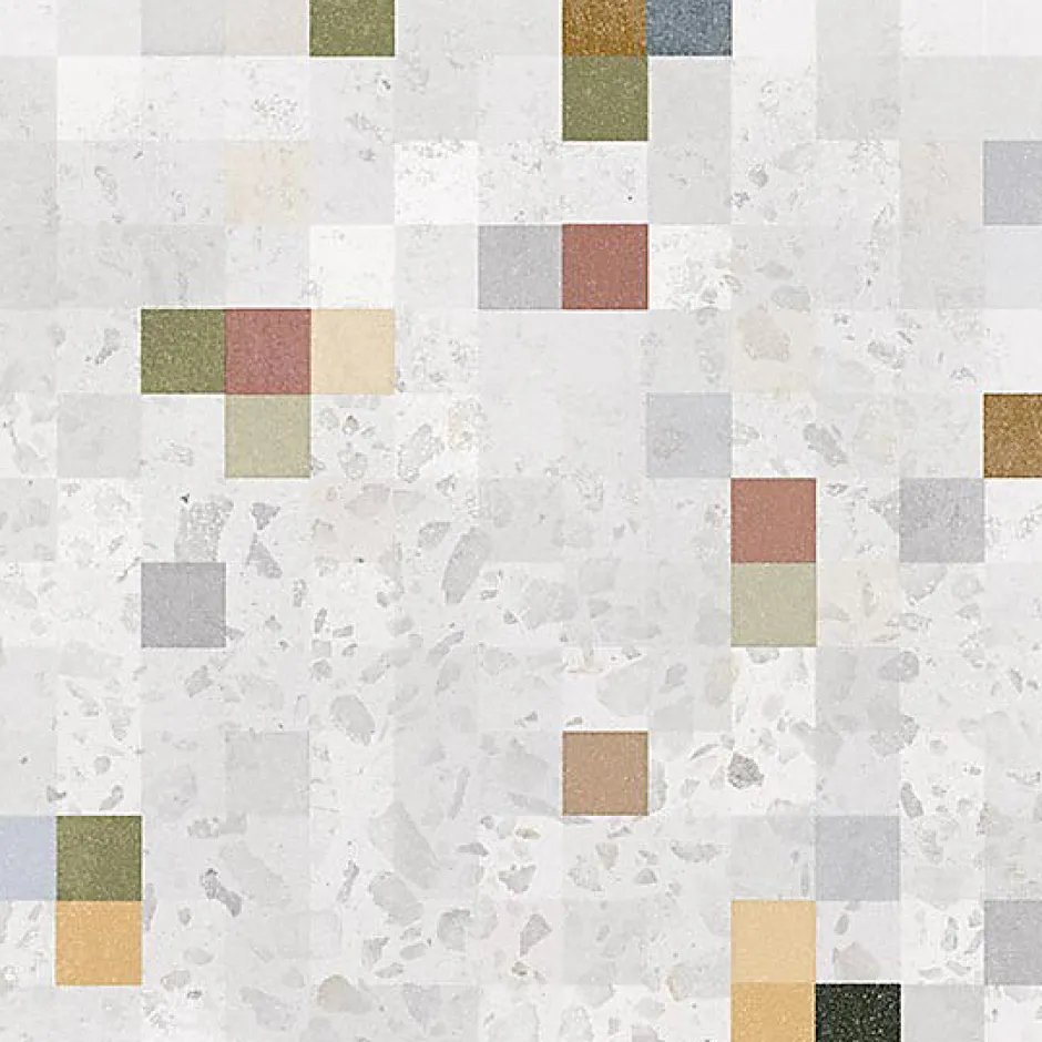 Tinker Carrelage Aspect terrazzo Straci gris matteo 20x20 cm