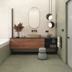 Carrelage Aspect terrazzo Aroma vert 20x20 cm-Tinker Discount