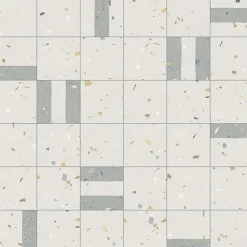 Tinker Carrelage Aspect terrazzo Aroma bleu grain 20x20 cm