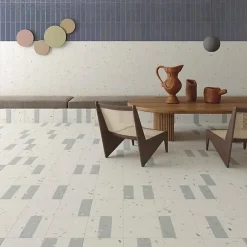 Tinker Carrelage Aspect terrazzo Aroma bleu grain 20x20 cm