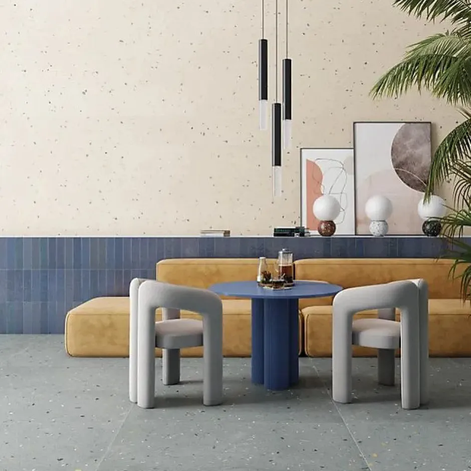 Tinker Carrelage Aspect terrazzo Aroma bleu 20x20 cm