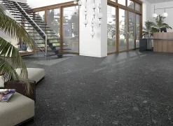 Tinker Carrelage Aspect terrazzo Straci noir poli 79.5x79.5 cm