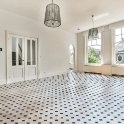 Concept Mosaïque carrelage cabochon CHIC BLACK 33x33cm imitation carreaux ciment