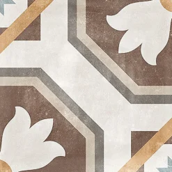 Tinker Carrelage Carreaux de ciment Cambera Fleurys motif 60x60 cm