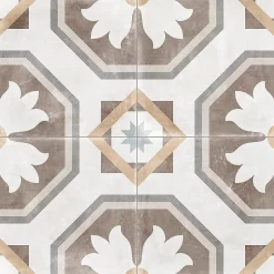 Tinker Carrelage Carreaux de ciment Cambera Fleurys motif 60x60 cm