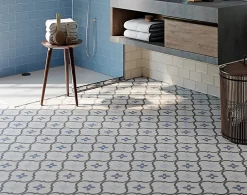 Carrelage Carreaux de ciment Barcelona gris cosmopolita 20x20 cm-Tinker Outlet