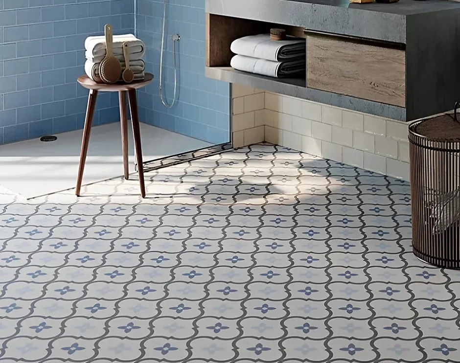 Carrelage Carreaux de ciment Barcelona gris cosmopolita 20x20 cm-Tinker Outlet