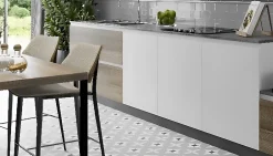 Carrelage Carreaux de ciment Barcelona gris urbano 20x20 cm-Tinker Clearance