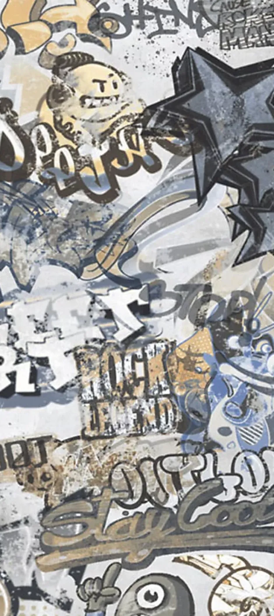 Carrelage City Plaster Graffiti white - Mat 120 x 60cm ( vendu par boite de 1,44 m² )-Energie Ker Discount